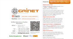 Desktop Screenshot of grinet.com.tr